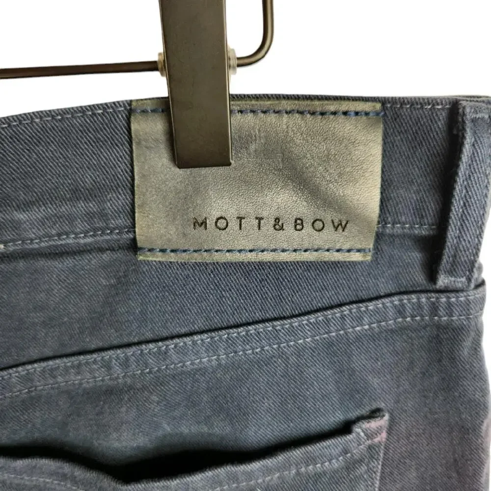Mott & Bow Straight Mercer Jean‎ Men's Size 36x28.5 Blue Flaw